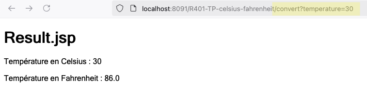 pas de changement d'url